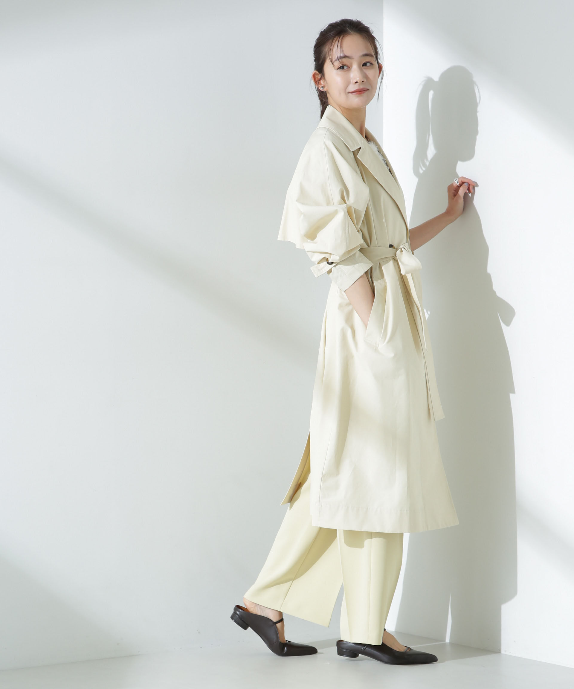 nano･universe「撥水加工コットンナイロンバックギャザーコート」|その他|