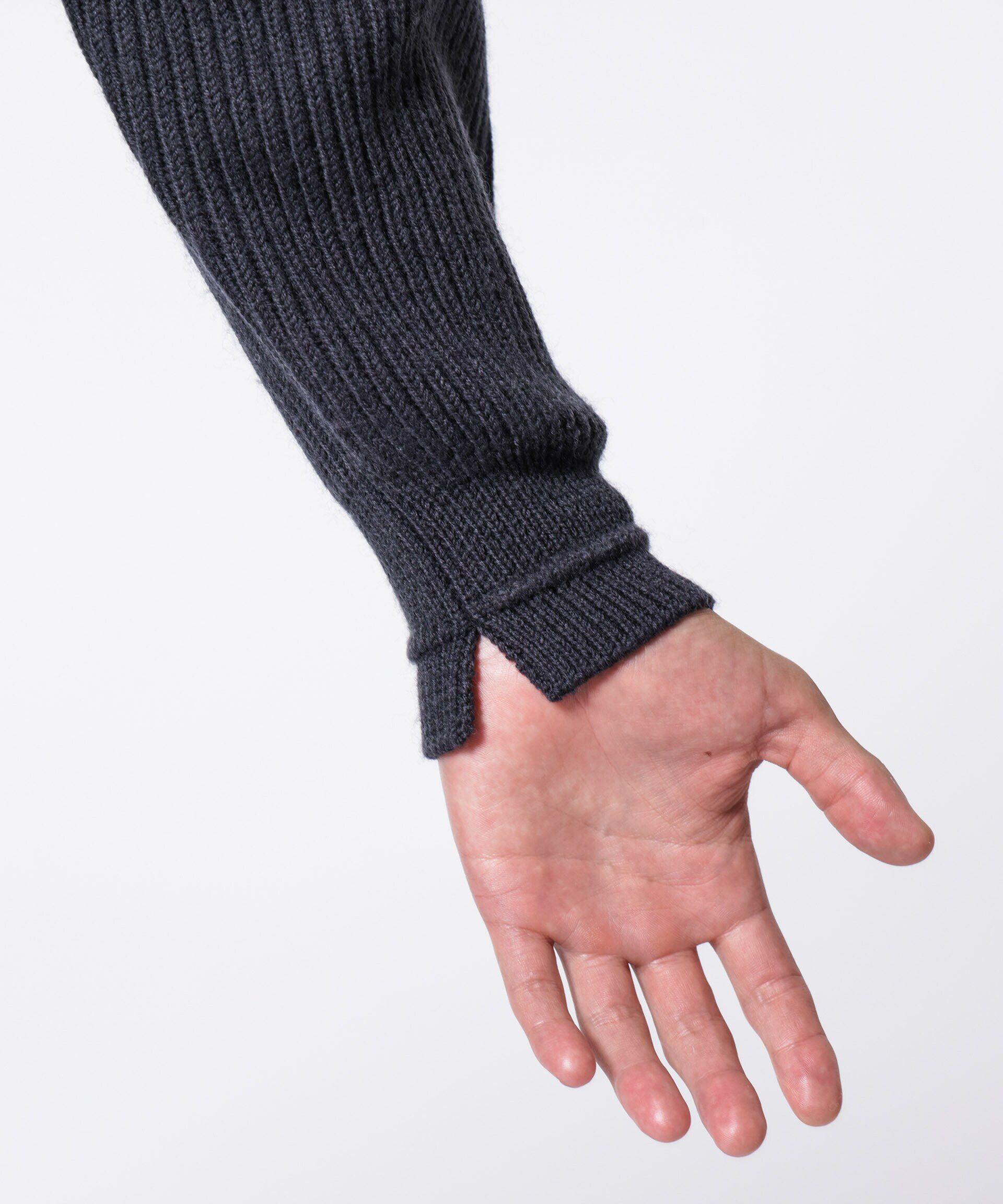 nano･universe「「ASSEMBLANC」フレンチウールアゼ編みハイネックプルオーバー」|ニット・セーター|