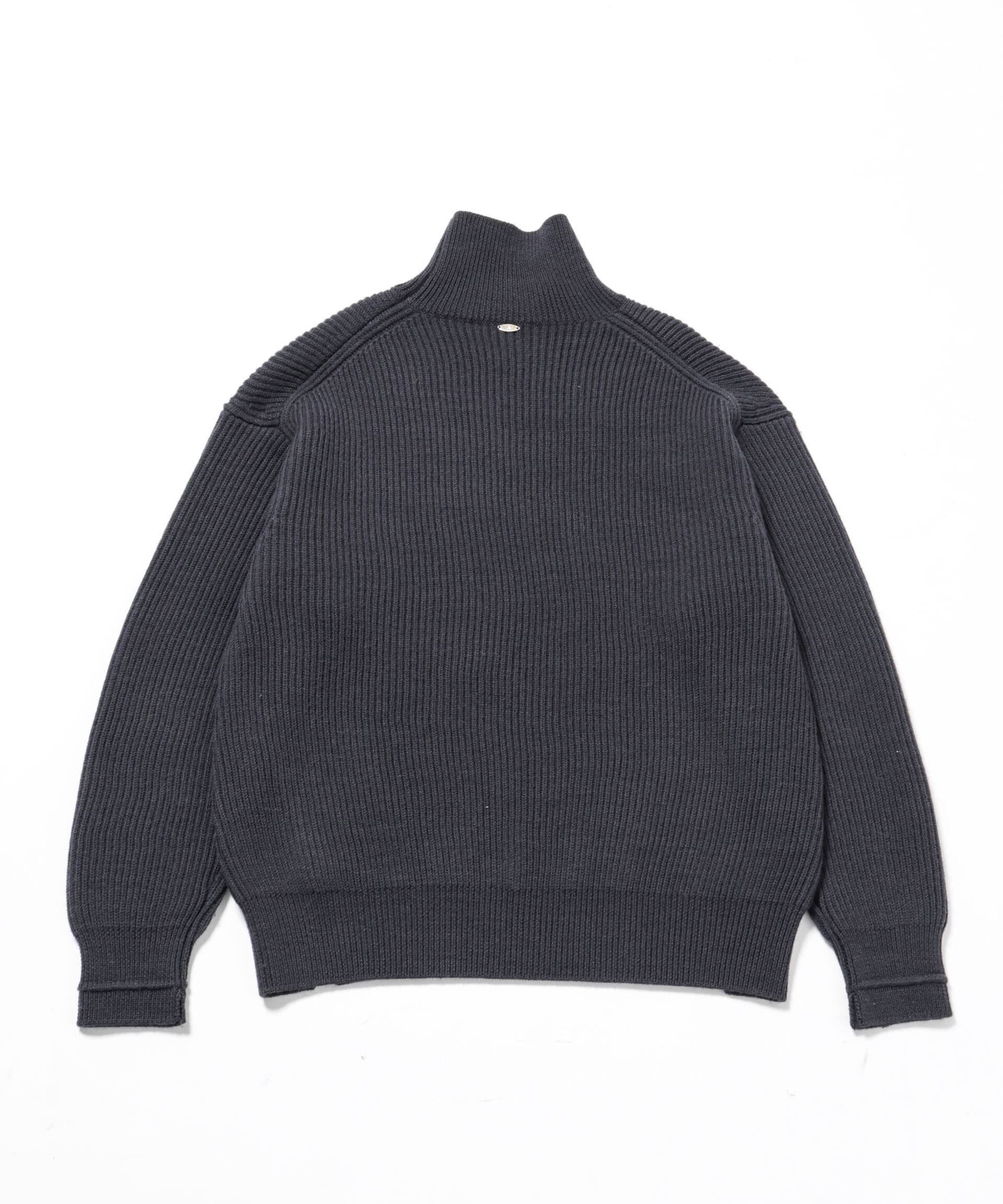 nano･universe「「ASSEMBLANC」フレンチウールアゼ編みハイネックプルオーバー」|ニット・セーター|