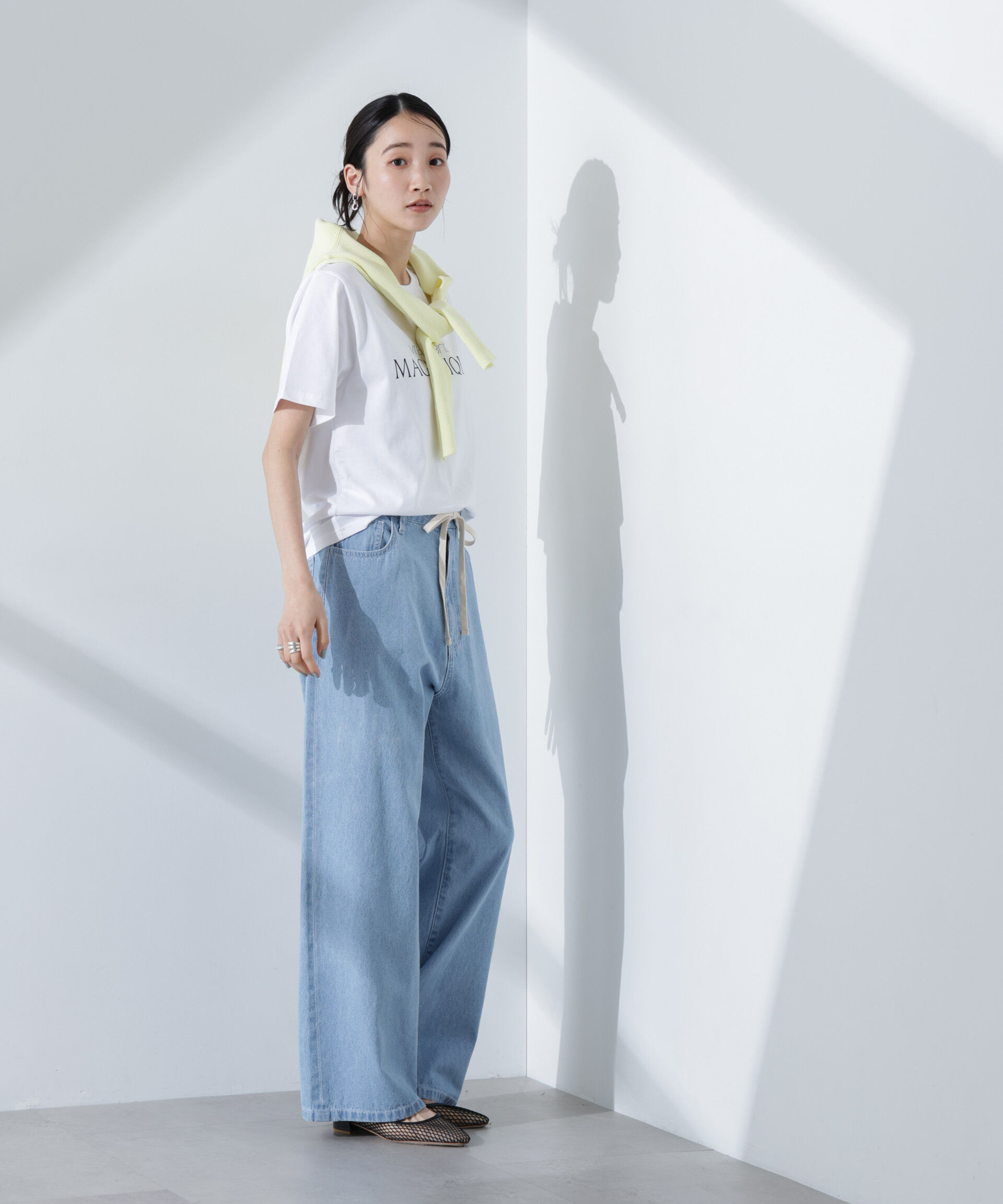 nano･universe「ロゴプリントTシャツ」|Tシャツ・カットソー|