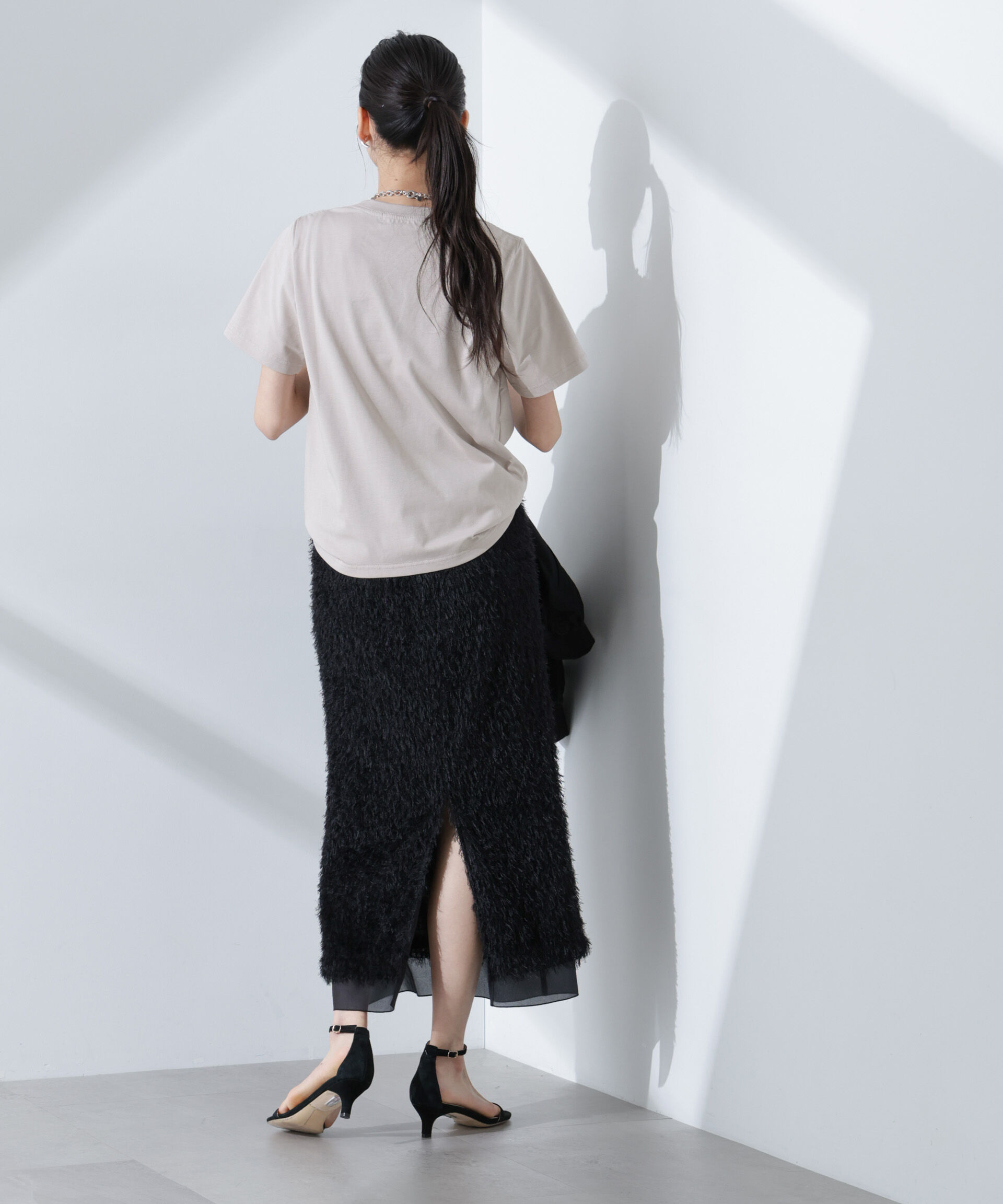 nano･universe「ロゴプリントTシャツ」|Tシャツ・カットソー|