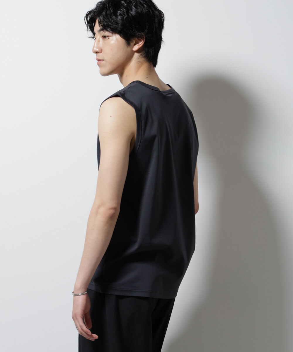 nano･universe「シルケットスムースノースリブプルオーバー」|Tシャツ・カットソー|