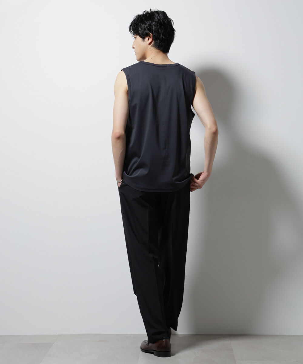 nano･universe「シルケットスムースノースリブプルオーバー」|Tシャツ・カットソー|