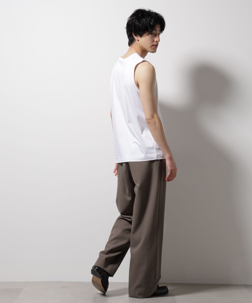 nano･universe「シルケットスムースノースリブプルオーバー」|Tシャツ・カットソー|