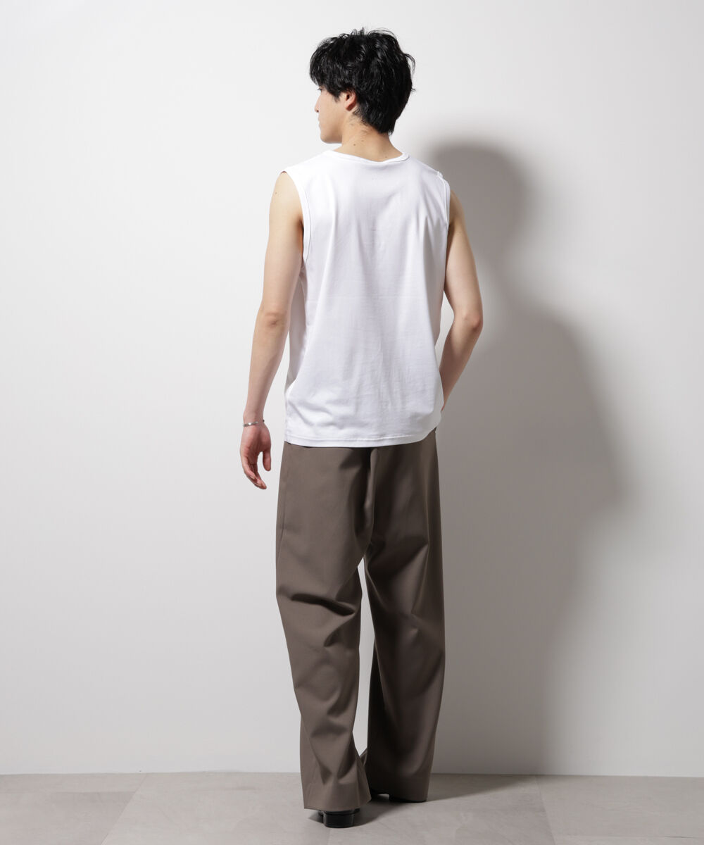 nano･universe「シルケットスムースノースリブプルオーバー」|Tシャツ・カットソー|