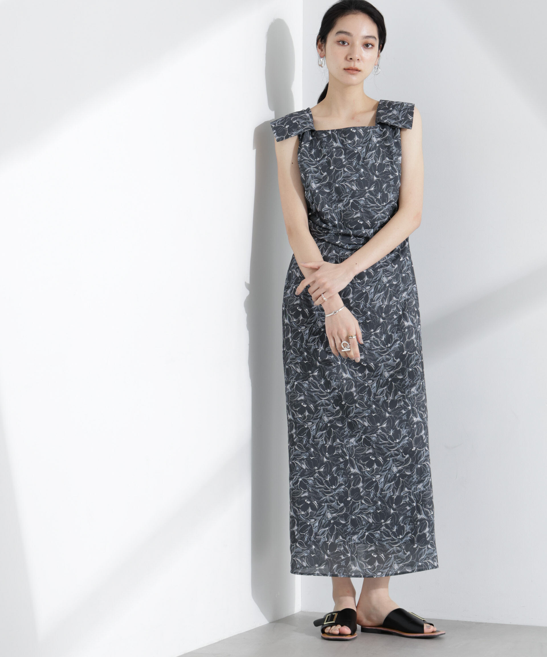  「ロンシャンオールドコレクション フラワーワンピース」|ワンピース|