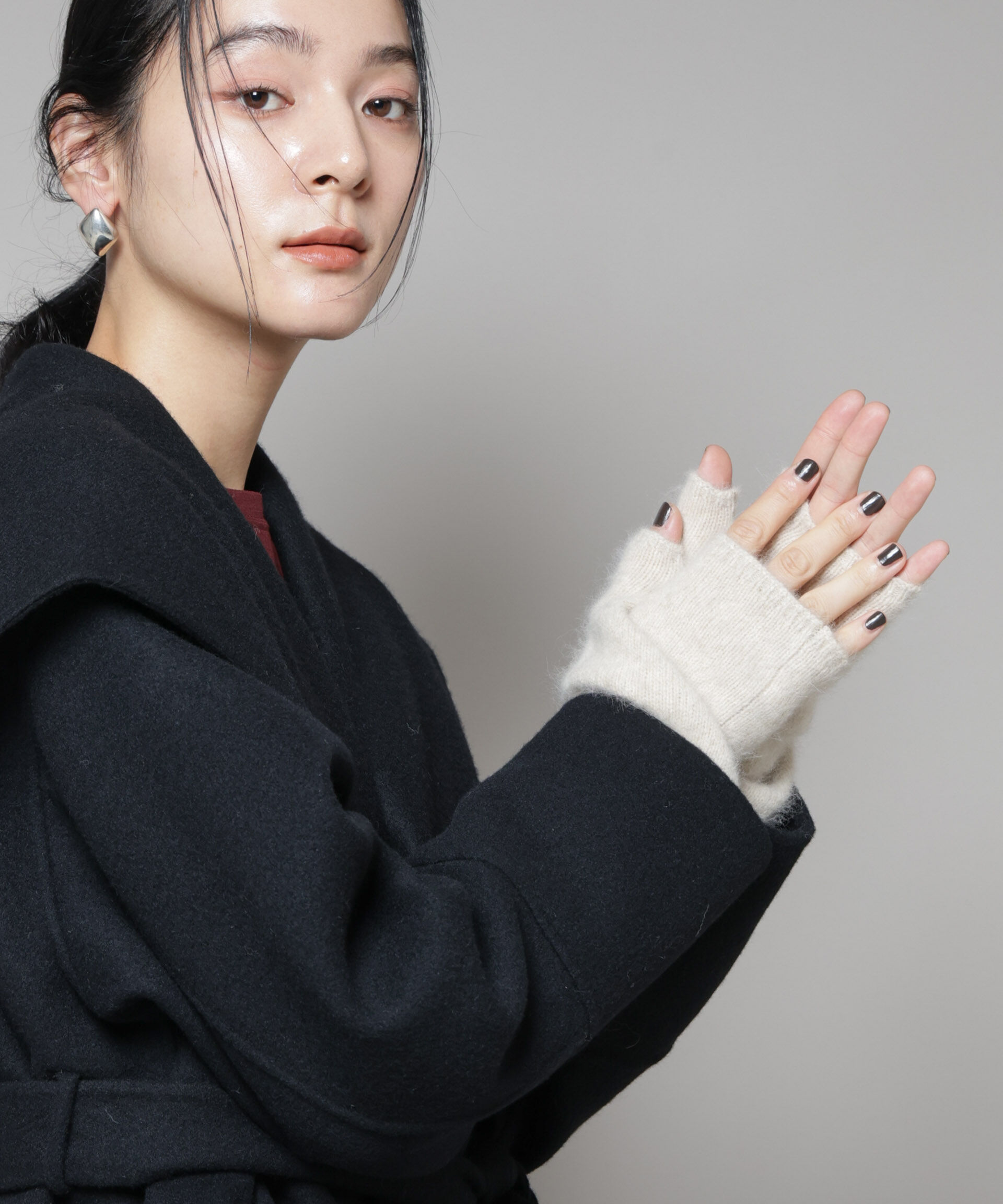 nano･universe「ウォッシャブルフォックスロンググローブ」|手袋|