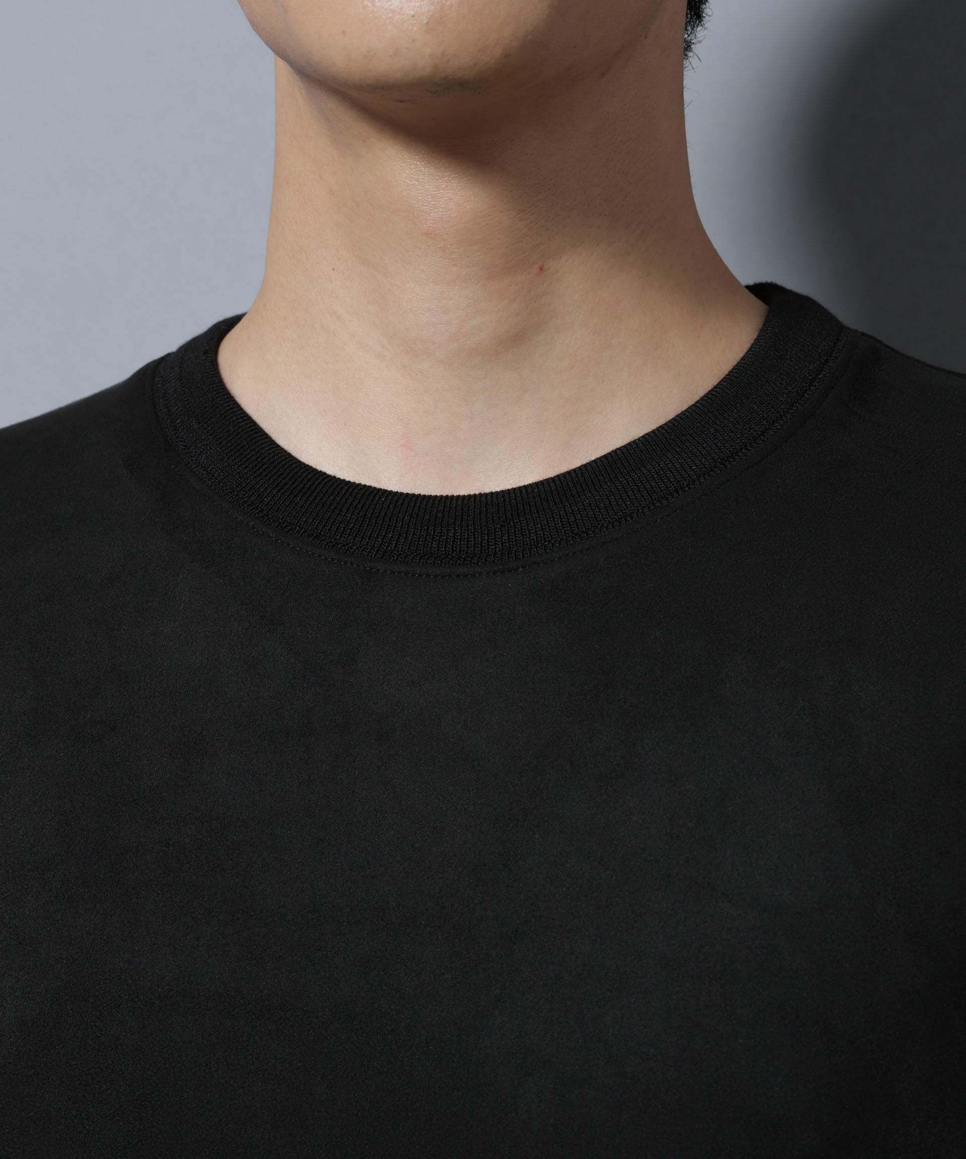 nano･universe「フェイクスエードプルオーバー 長袖」|Tシャツ・カットソー|