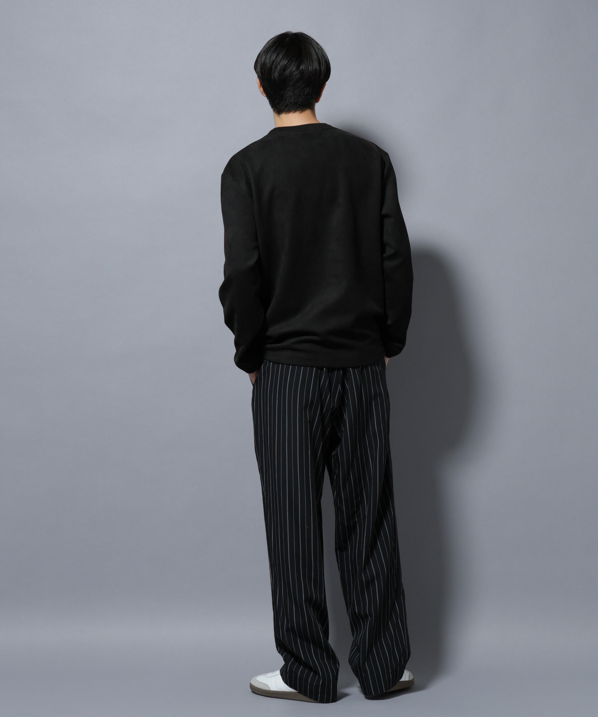 nano･universe「フェイクスエードプルオーバー 長袖」|Tシャツ・カットソー|