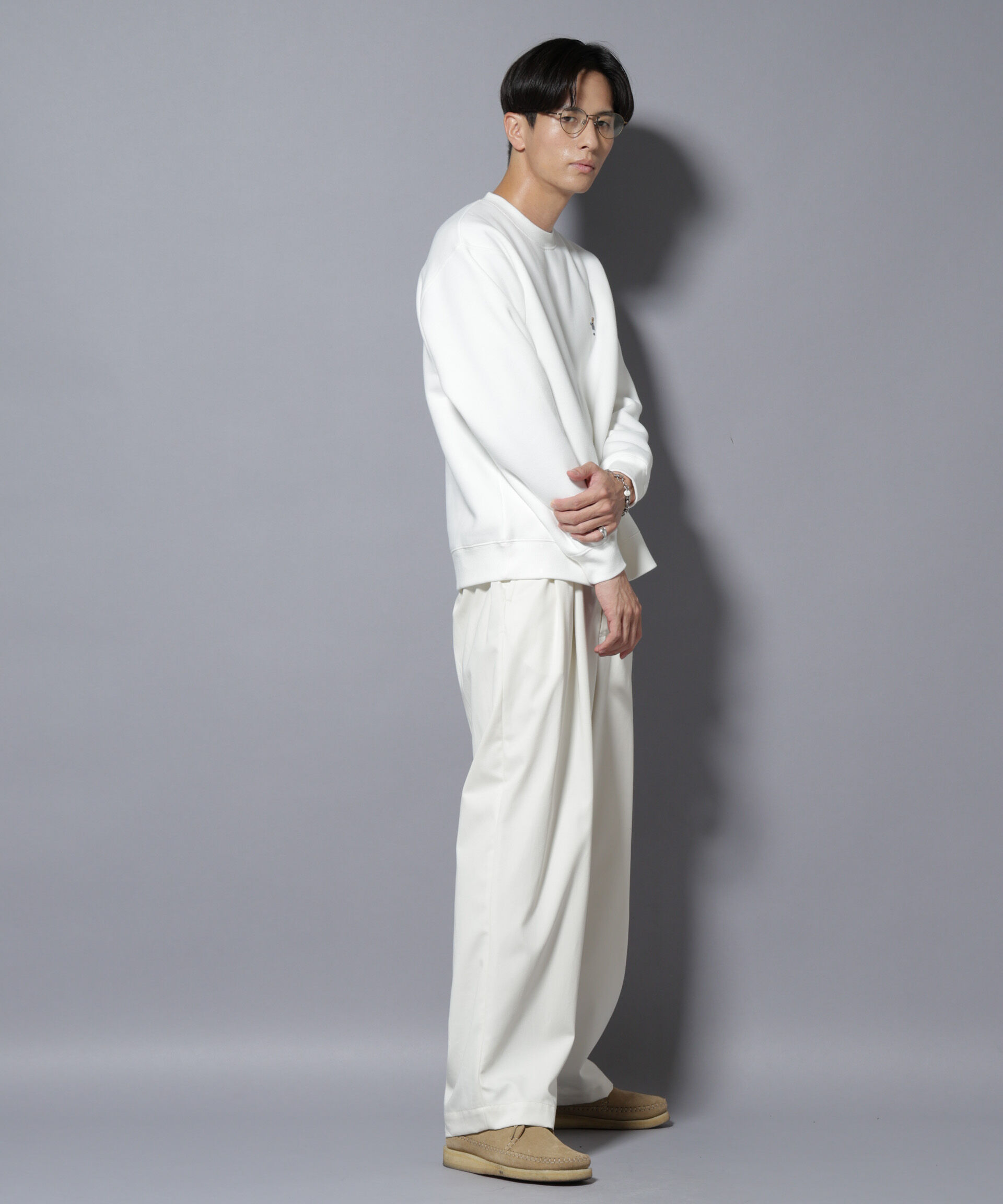 nano･universe「ナノベア 裏起毛スウェット レストラン」|Tシャツ・カットソー|