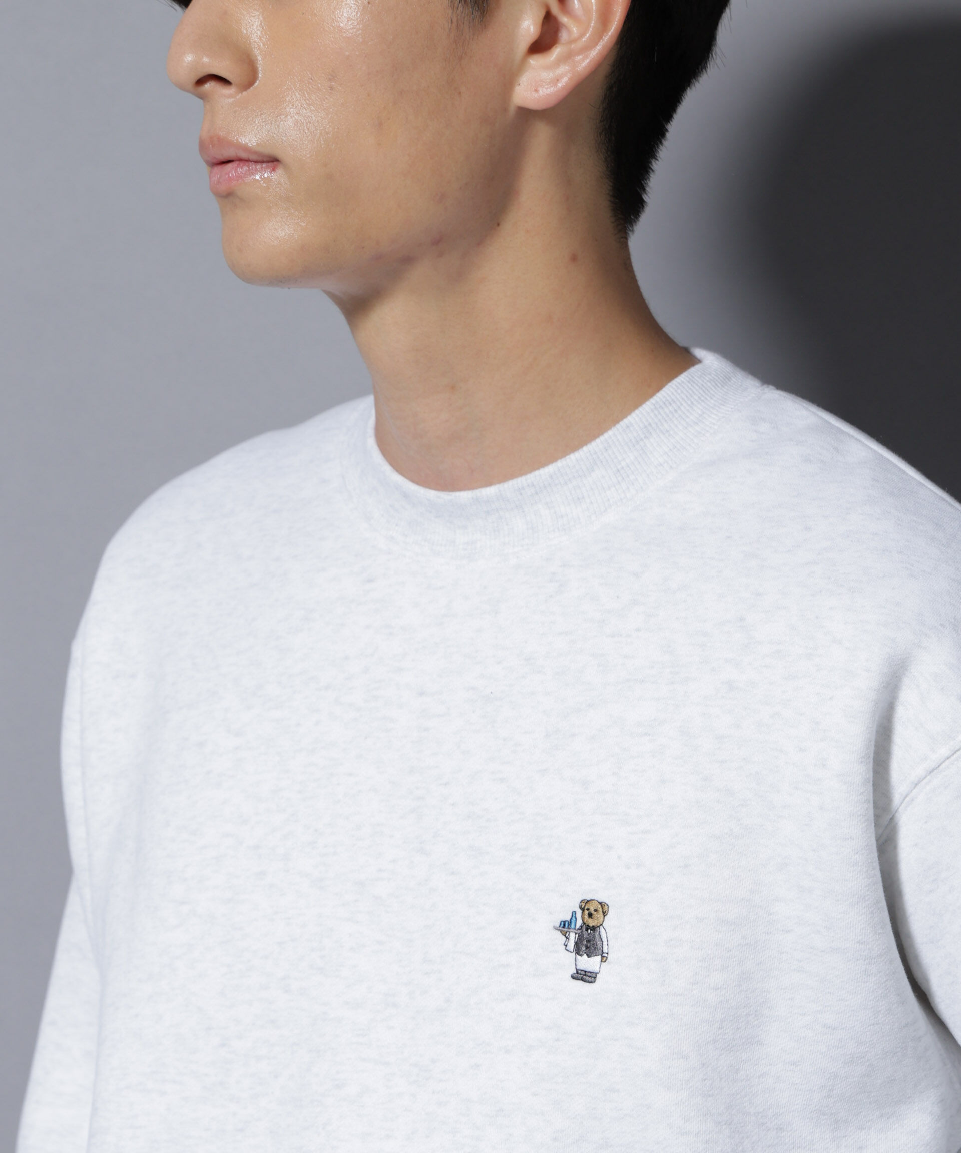 nano･universe「ナノベア 裏起毛スウェット レストラン」|Tシャツ・カットソー|パターン21