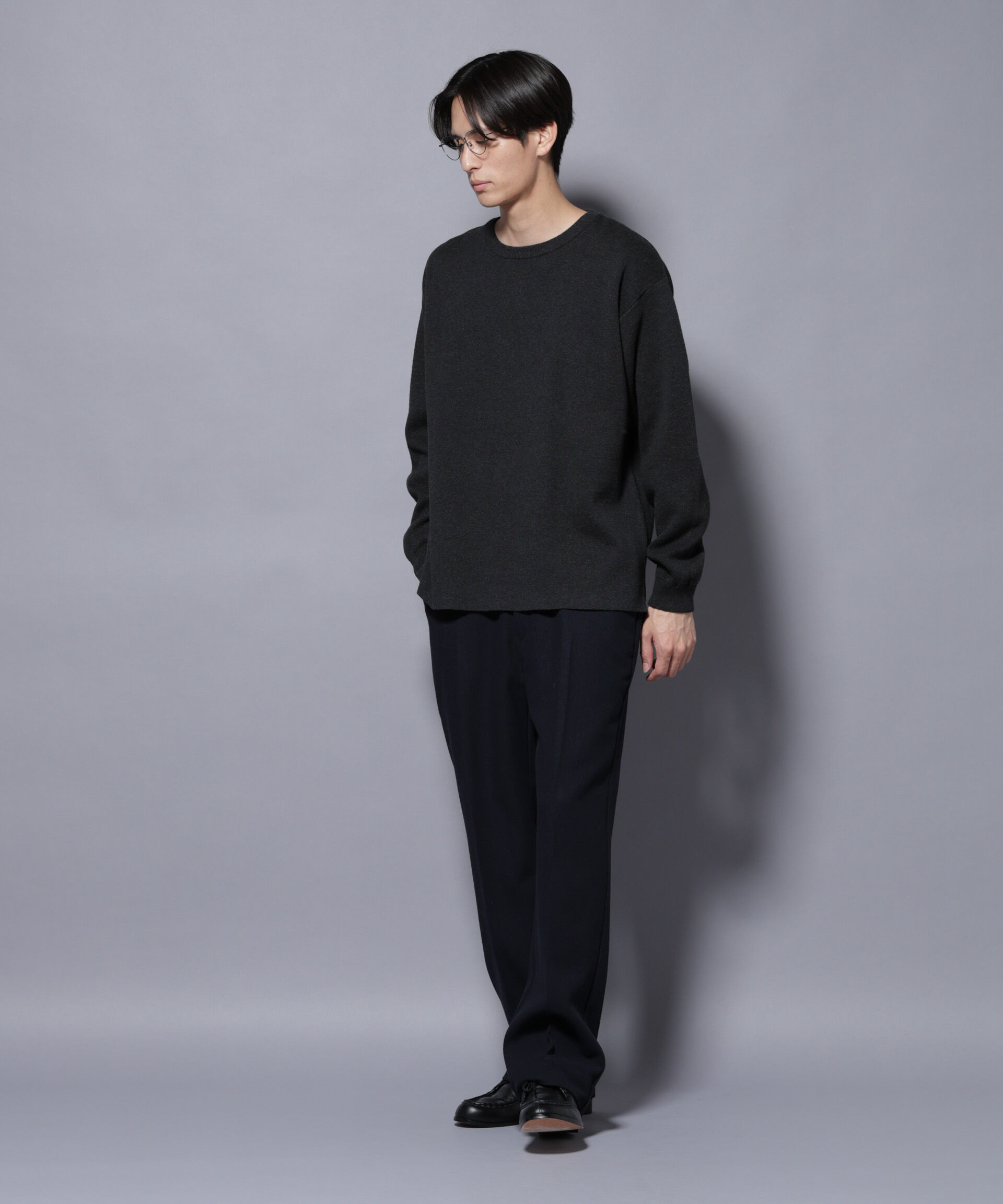 nano･universe「ヘリンボーンストレートスラックス」|チノ|