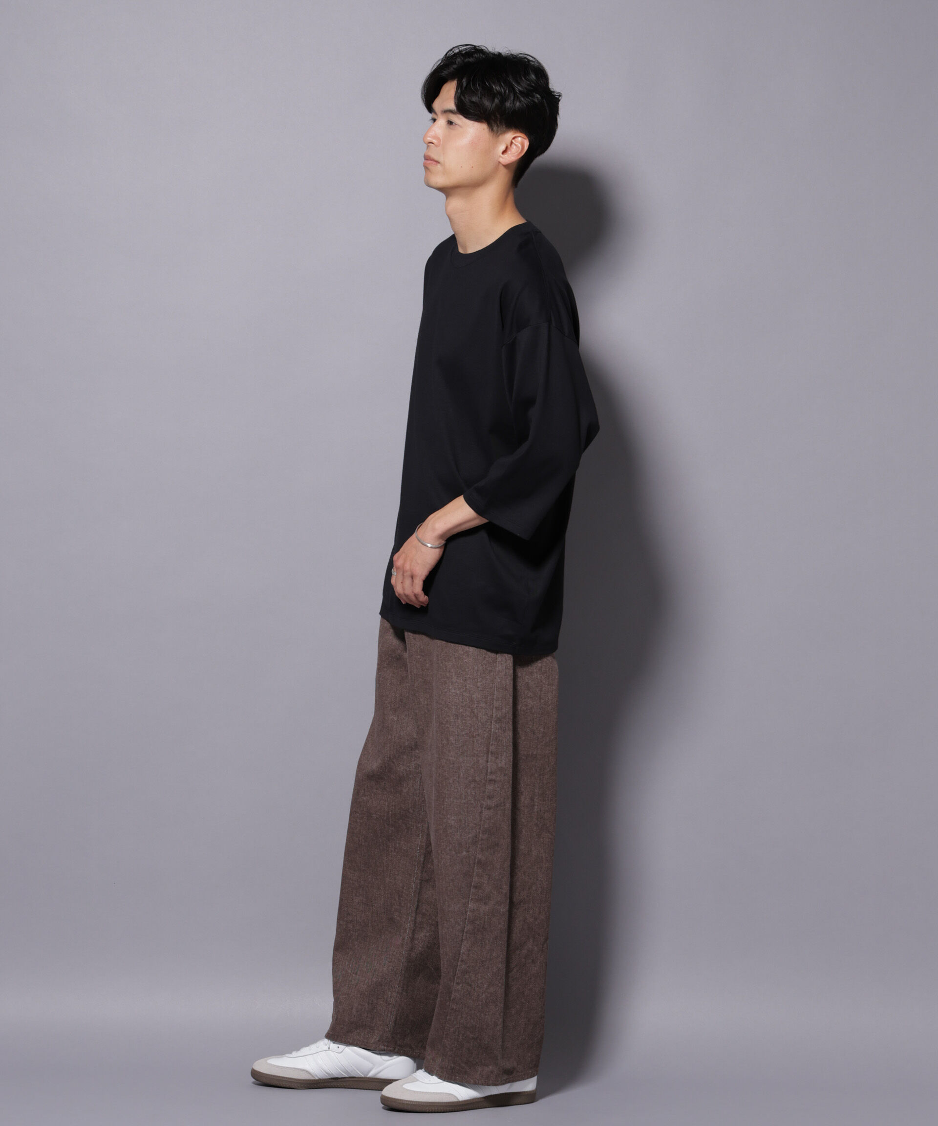 nano･universe「ピグメント 3Dパンツ」|チノ|