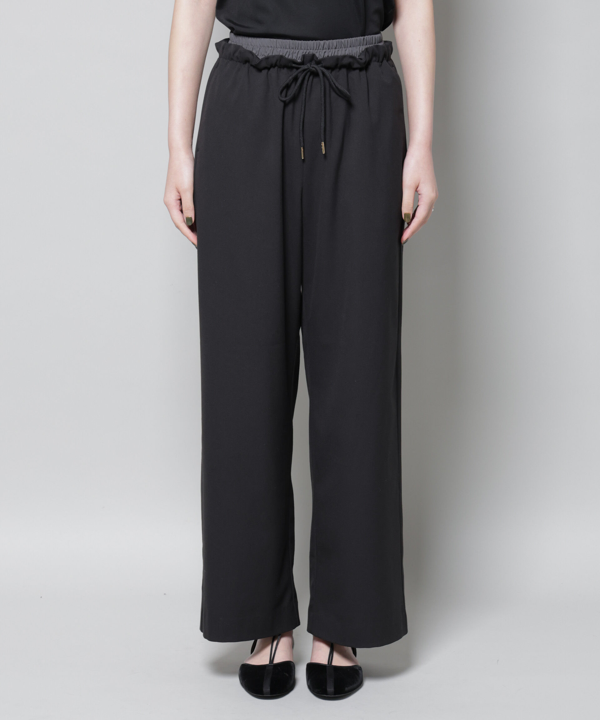 nano･universe「ファンクションダブルウエストイージーパンツ」|チノ|