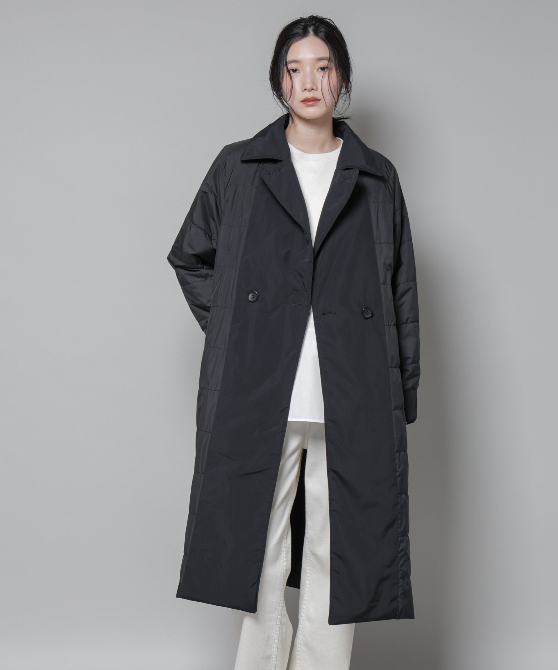 nano･universe「ETHERMALOFT(R)AEROGEL 中綿リバーシブルコート」|その他|