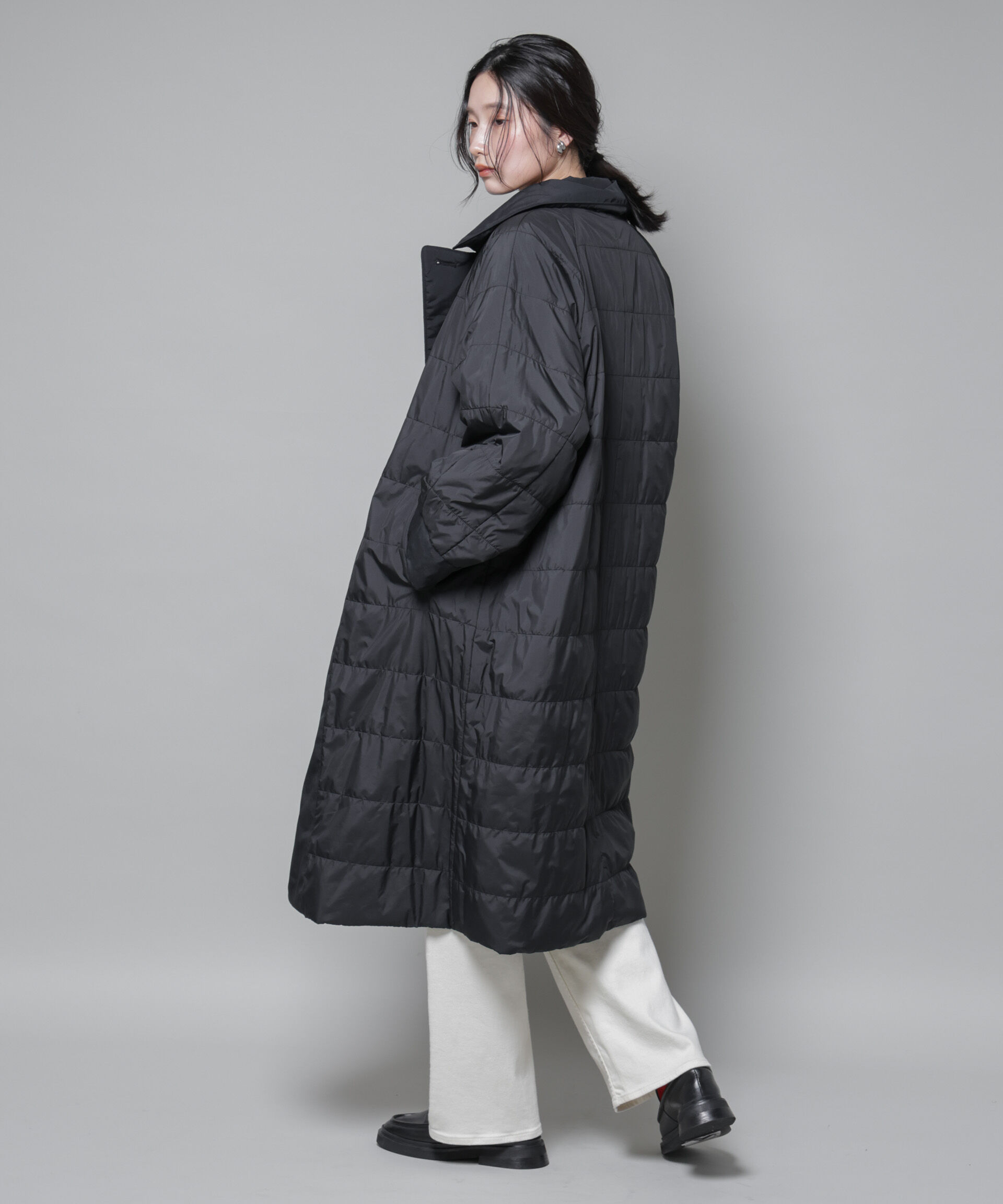 nano･universe「ETHERMALOFT(R)AEROGEL 中綿リバーシブルコート」|その他|