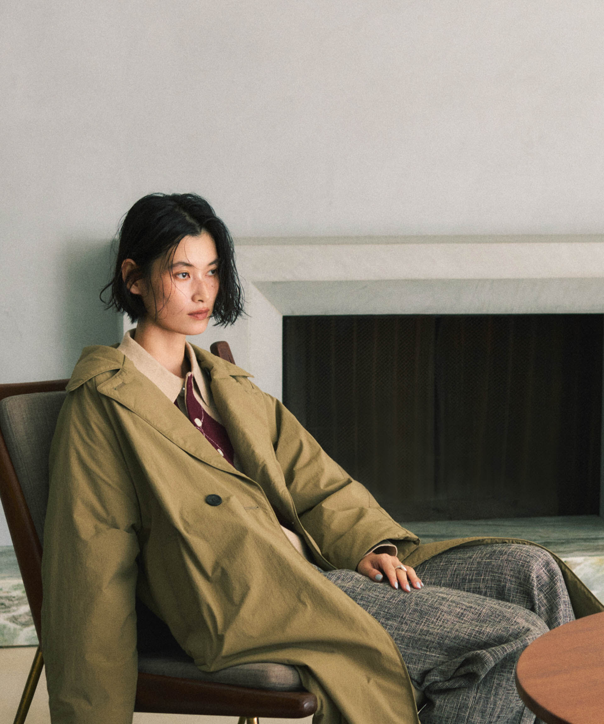 nano･universe「ETHERMALOFT(R)AEROGEL 中綿リバーシブルコート」|その他|カーキベージ 6