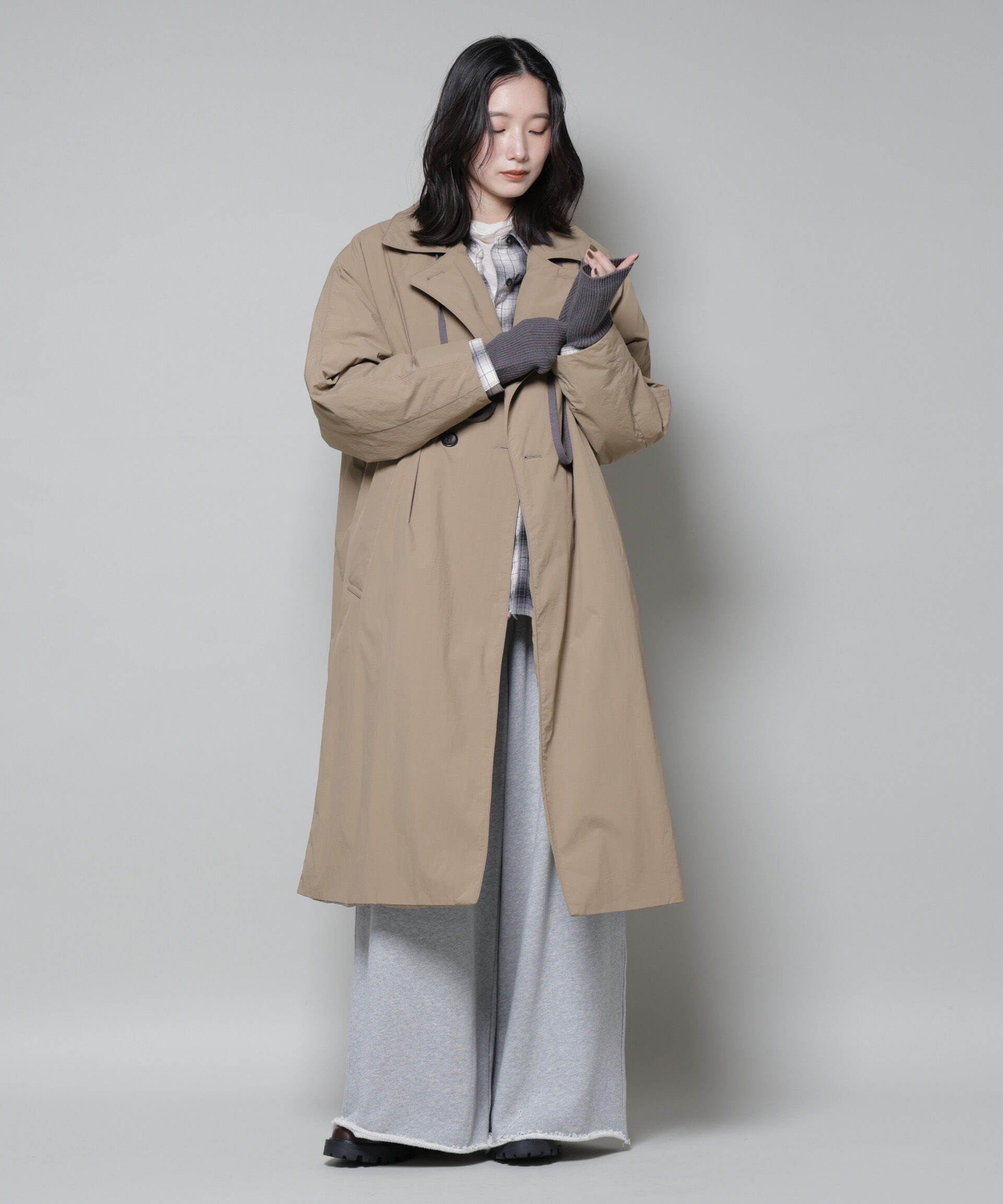 nano･universe「ETHERMALOFT(R)AEROGEL 中綿リバーシブルコート」|その他|