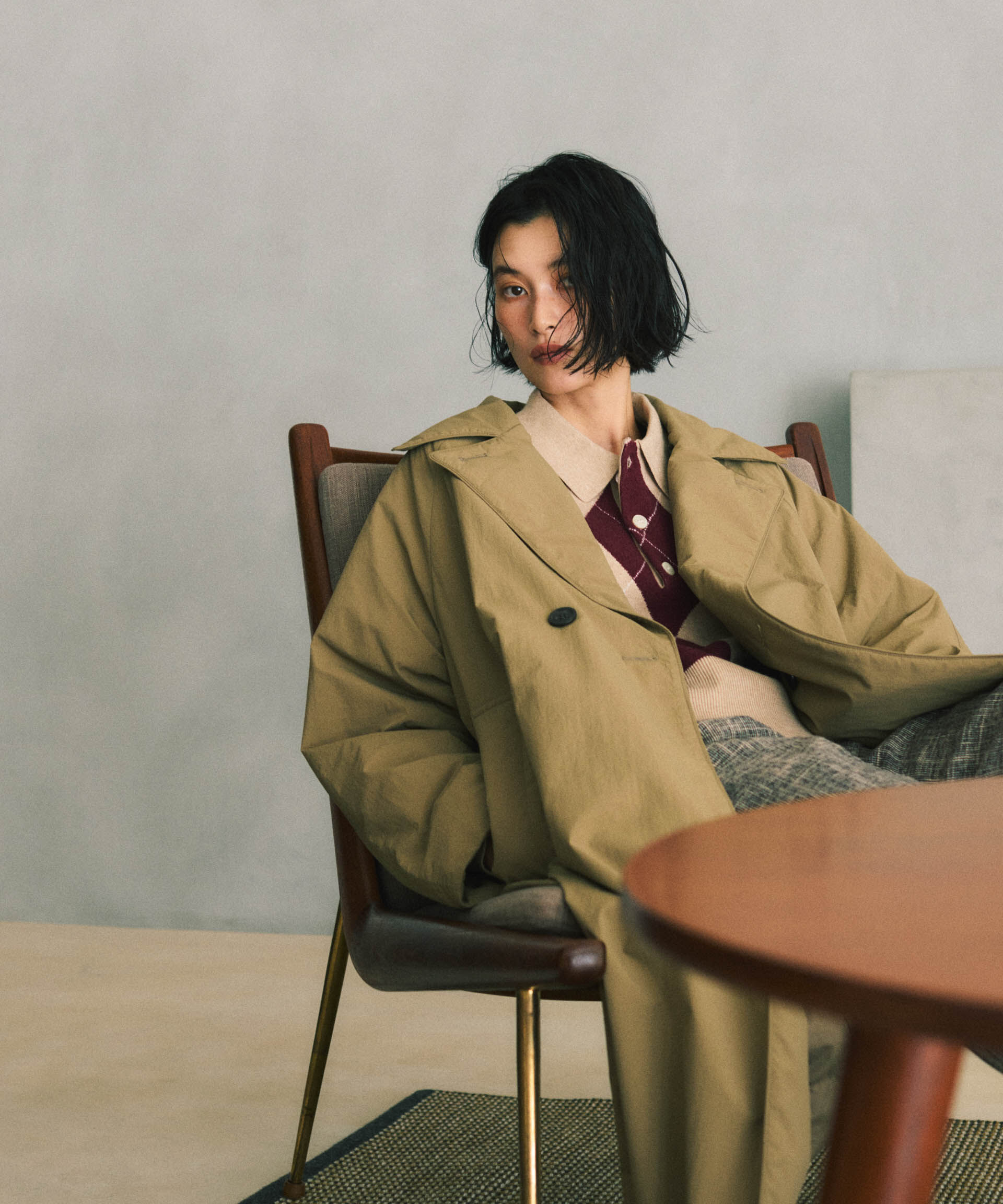 nano･universe「ETHERMALOFT(R)AEROGEL 中綿リバーシブルコート」|その他|