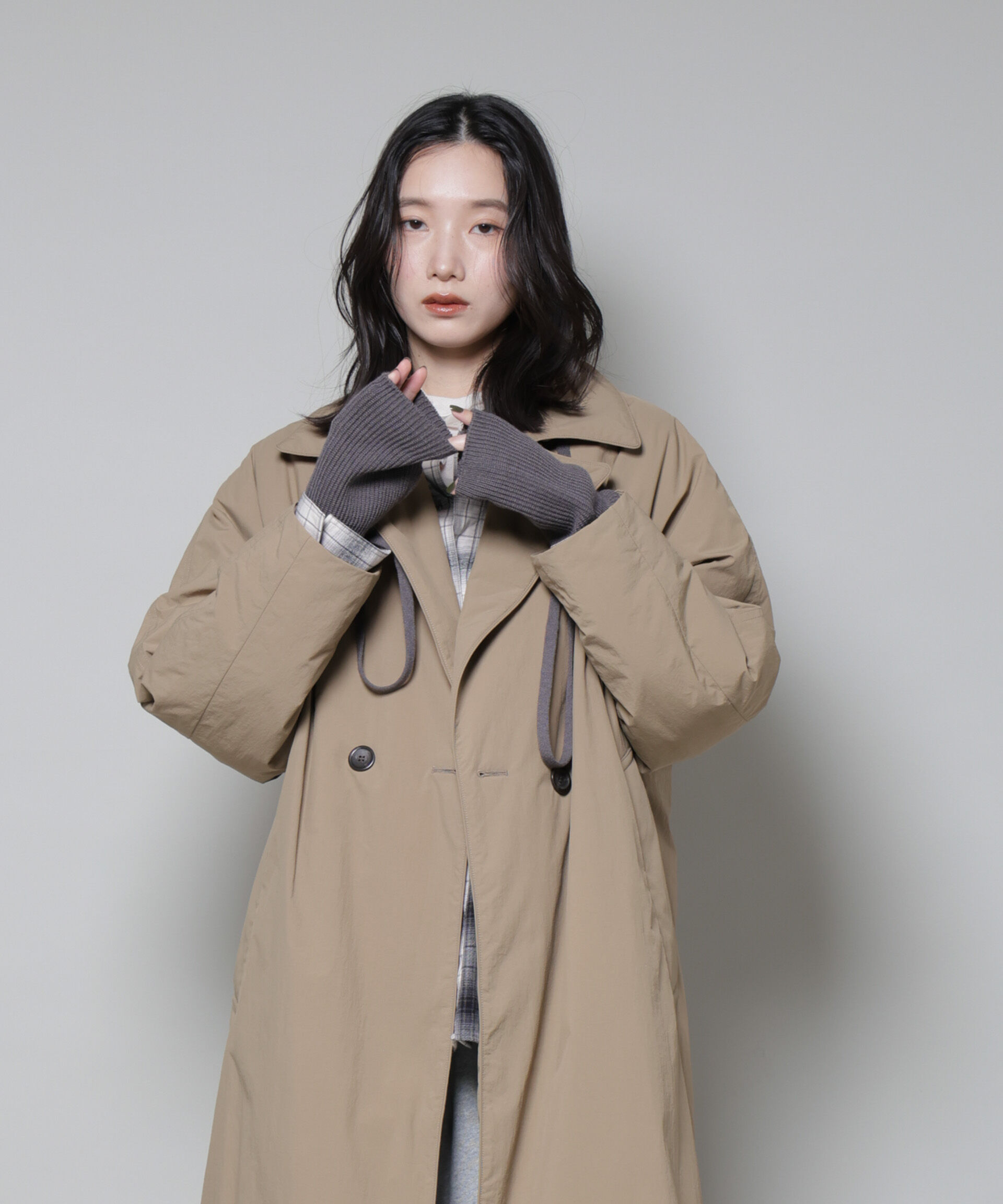 nano･universe「ETHERMALOFT(R)AEROGEL 中綿リバーシブルコート」|その他|