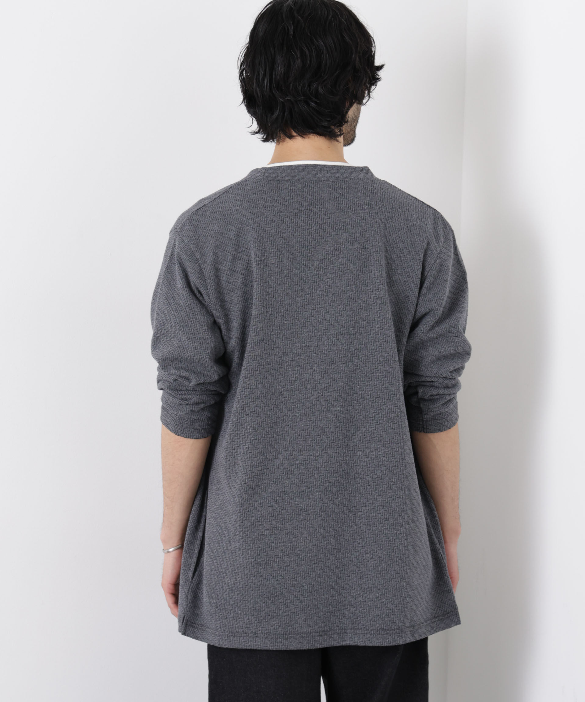 nano･universe「リンクスジャガードトッパーカーディガン」|Tシャツ・カットソー|