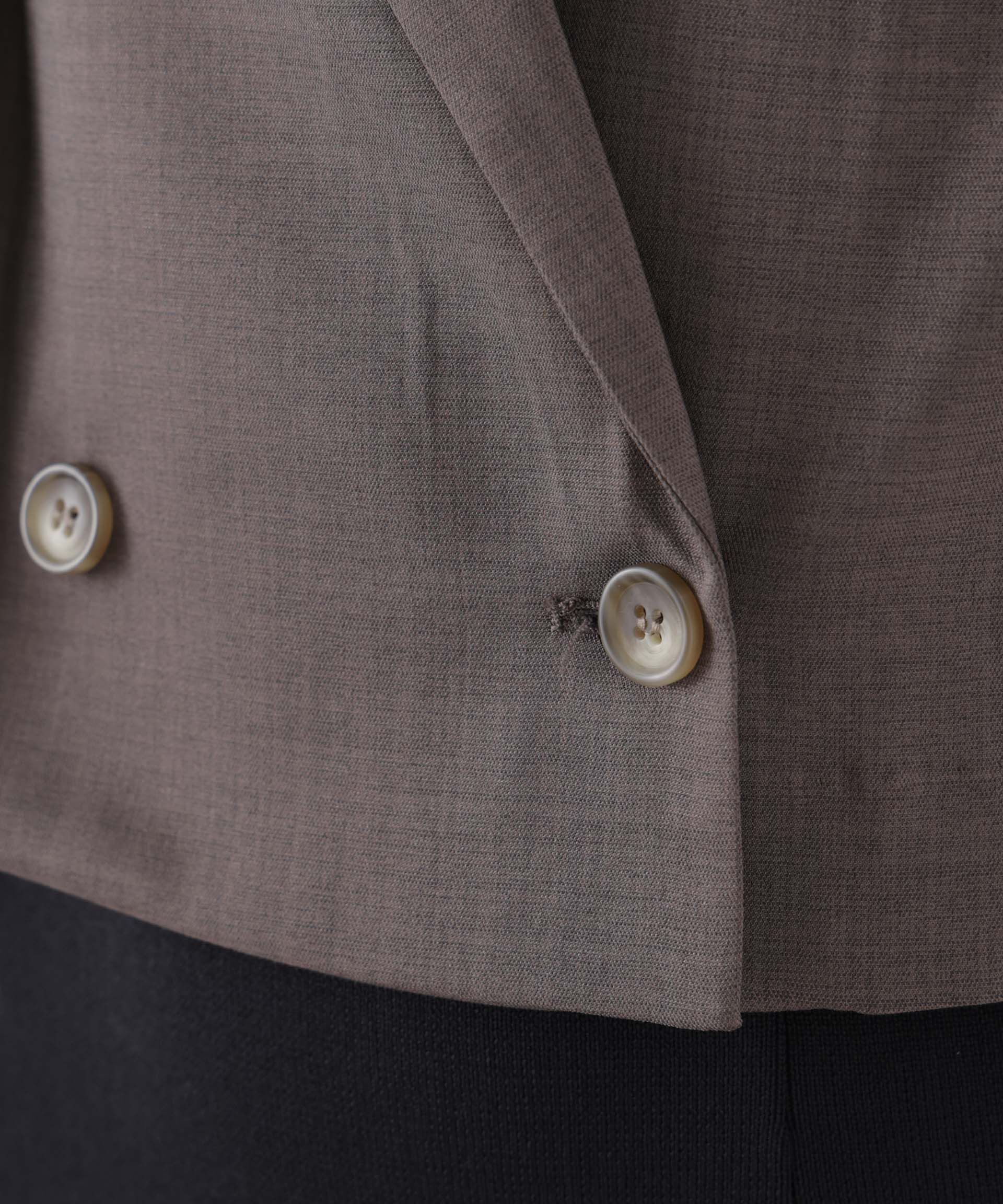 nano･universe「ショート丈ワイドジャケット(セットアップ可)」|テーラードジャケット|