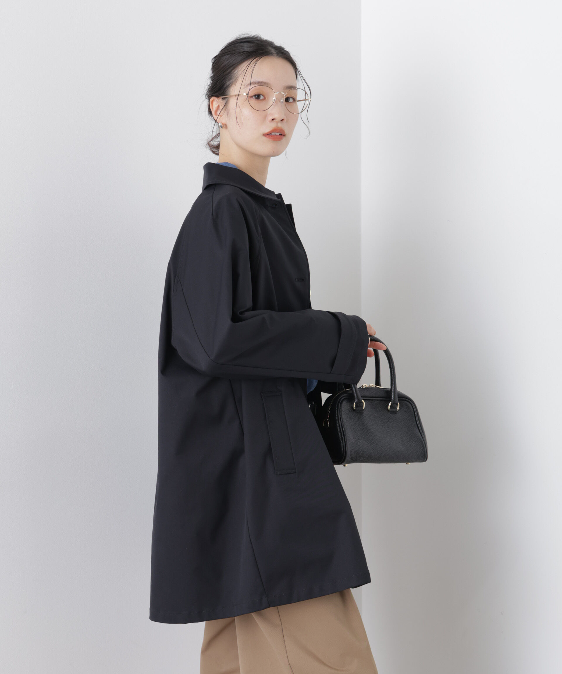 nano･universe「撥水加工ステンカラーミドルコート」|その他|