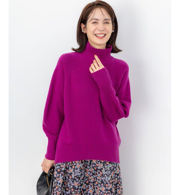 組曲「ウールカシミヤミックス ロールネックニット」|ニット・セーター|