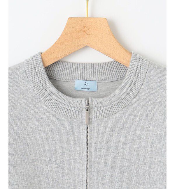 組曲「スウェットライクニットブルゾン」|ニット・セーター|