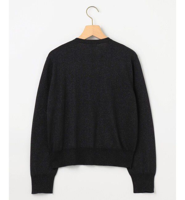 組曲「【WEB限定・2SET】5分袖ラメ入りアンサンブルニット」|カーディガン|