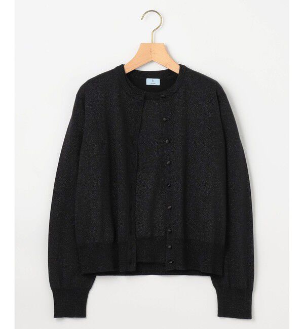 組曲「【WEB限定・2SET】5分袖ラメ入りアンサンブルニット」|カーディガン|