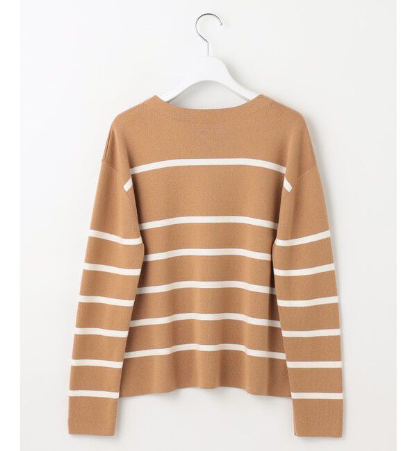 自由区「コットンウールハイゲージボーダー ニット」|ニット・セーター|