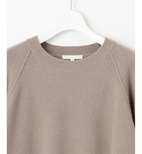 自由区「ウールカシミヤブレンドラグランスリーブ ニット」|ニット・セーター|