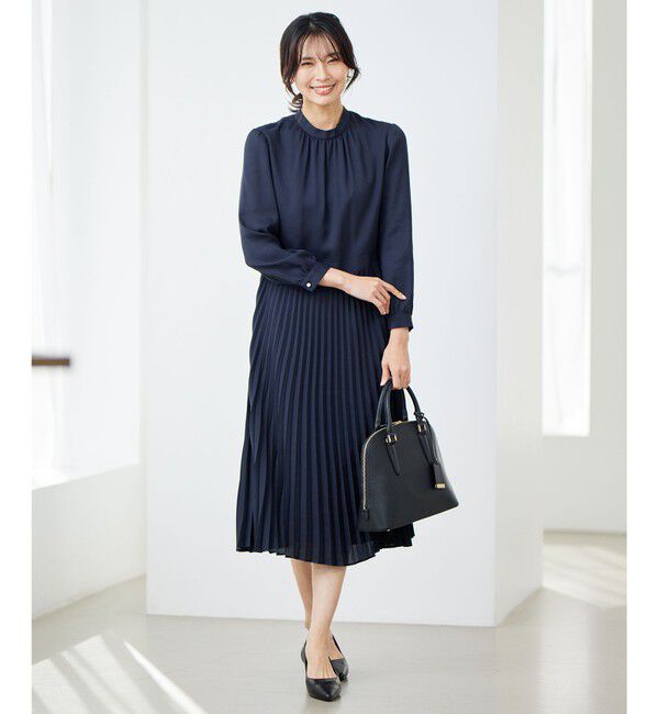 23区「【洗える】クリスタルアムンゼン ウエスト切り替え ワンピース」|ワンピース|