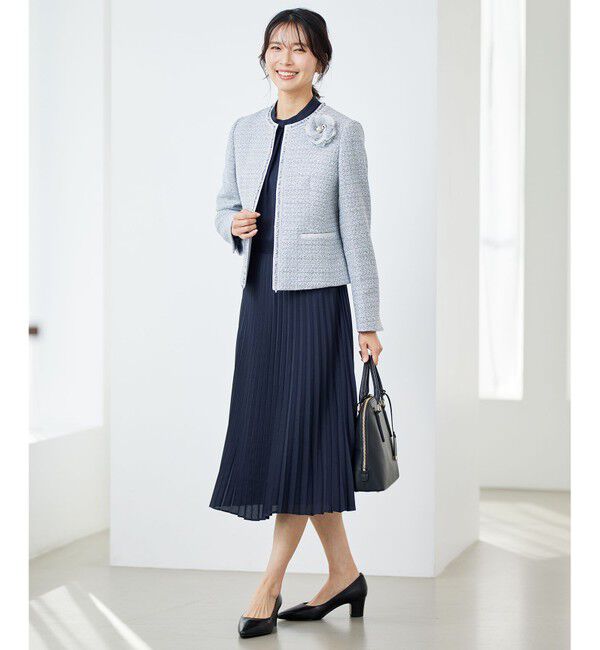 23区「【洗える】クリスタルアムンゼン ウエスト切り替え ワンピース」|ワンピース|