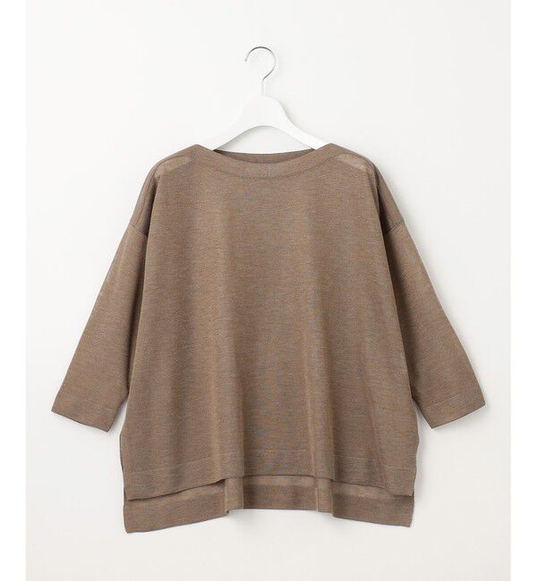 23区「【新色追加】シャイニーシアー ニット」|ニット・セーター|