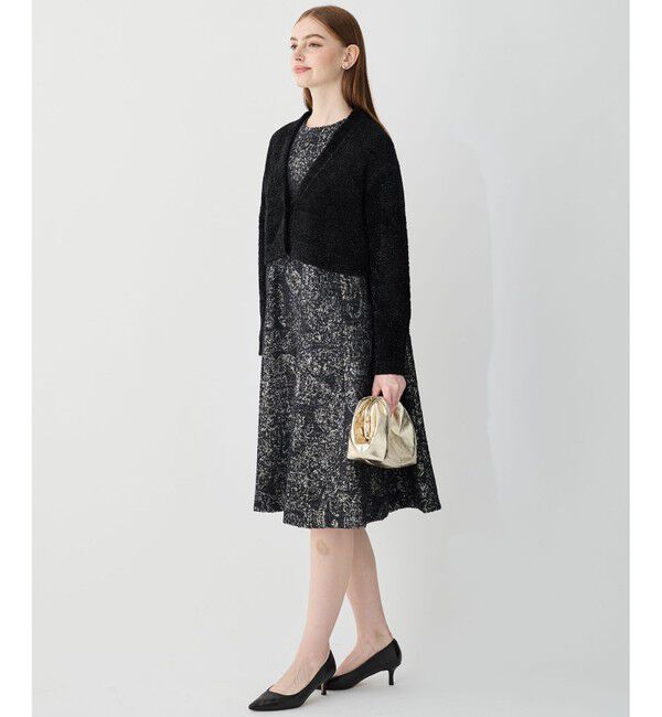 23区「【APPLAUDIR】ファンシーボレロ ビジューボタン Vネックカーディガン」|カーディガン|