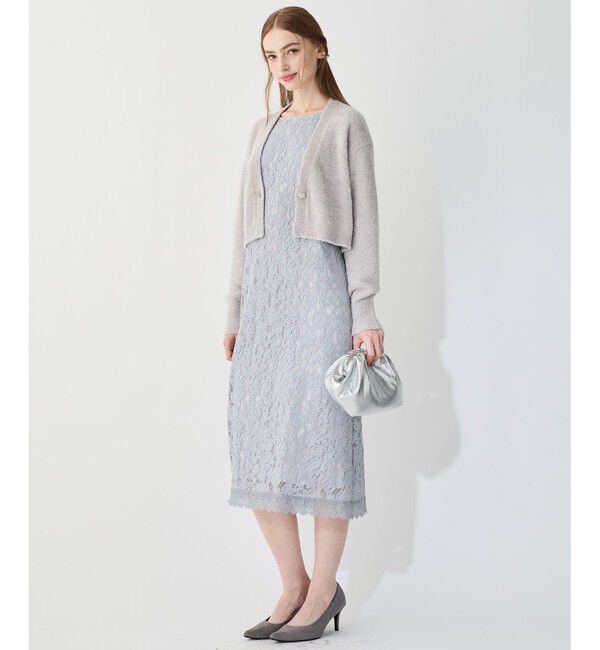 23区「【APPLAUDIR】ファンシーボレロ ビジューボタン Vネックカーディガン」|カーディガン|