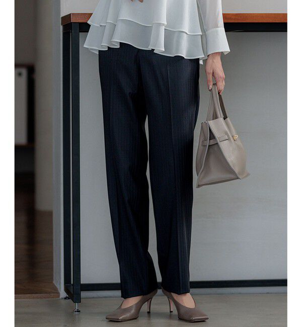 23区「【セットアップ対応】ラフィーネウール テーパードパンツ」|その他|ﾈｲﾋﾞｰｽ