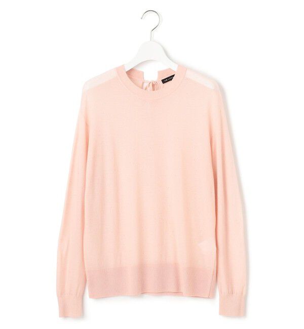 23区「【洗える】シアースパンコール ニット」|ニット・セーター|