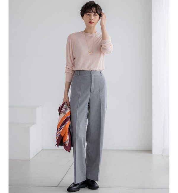 23区「【洗える】シアースパンコール ニット」|ニット・セーター|