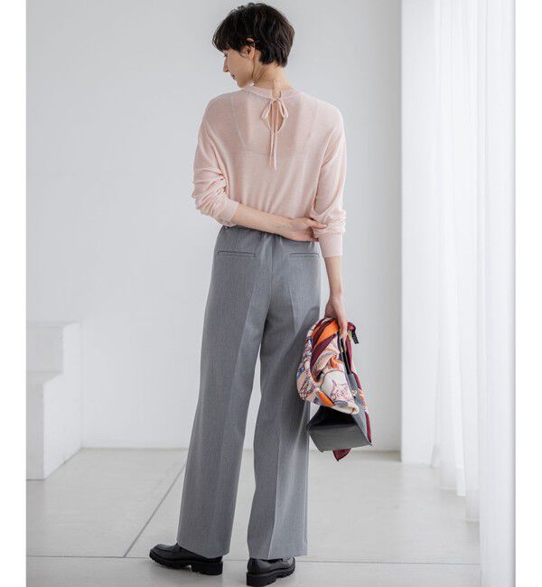 23区「【洗える】シアースパンコール ニット」|ニット・セーター|