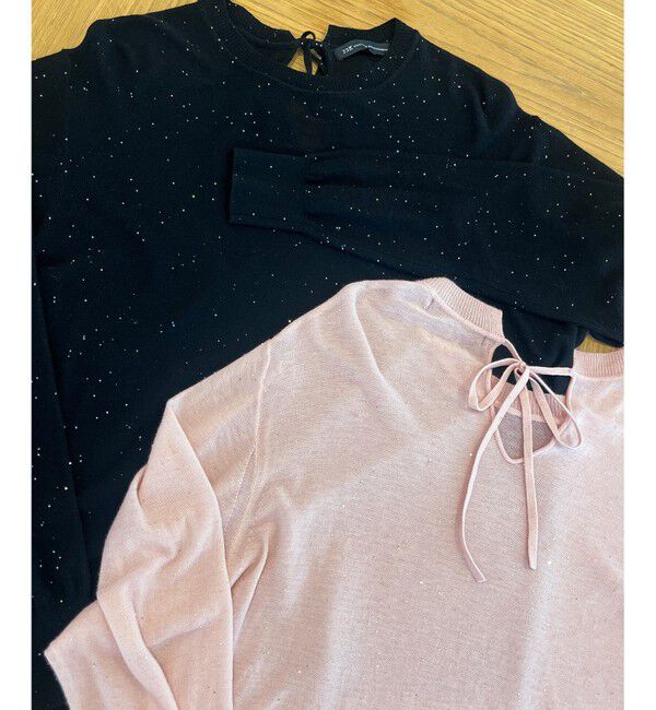 23区「【洗える】シアースパンコール ニット」|ニット・セーター|