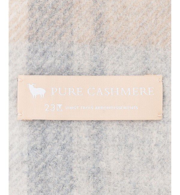 23区「【VERY掲載】カシミヤ チェック ストール」|ストール|