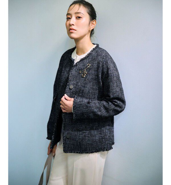 23区「【滝沢眞規子さん着用/洗える】ウォームストレッチ ワイド パンツ」|その他|