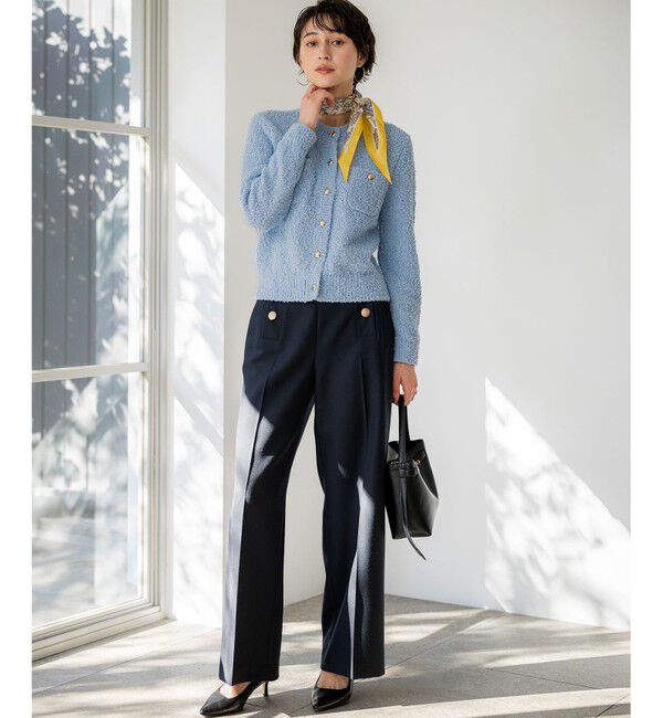 23区「ファンシーツィーディー ポケットデザイン カーディガン」|カーディガン|