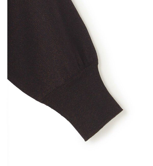 23区「シャイニーシアーニット ティアード チュニック」|ニット・セーター|