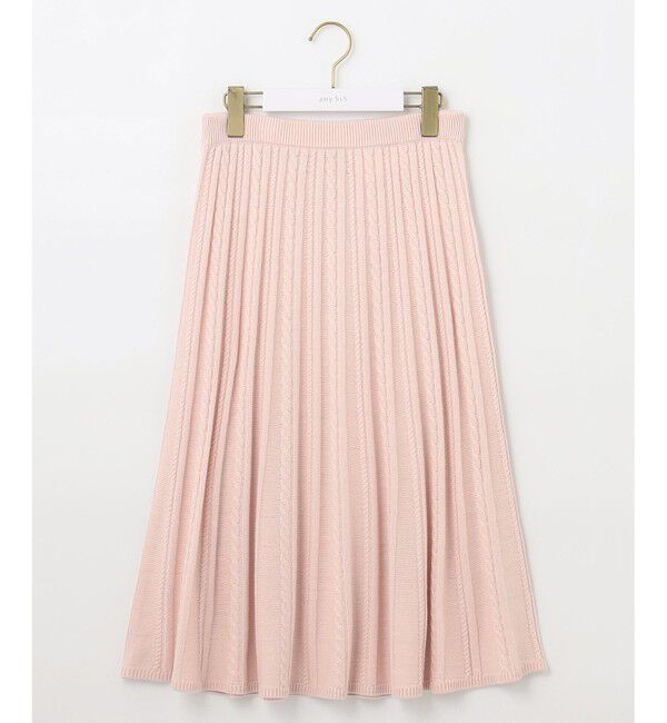 ANY SIS「【セットアップ対応】スフレケーブルニット スカート」|スカート|