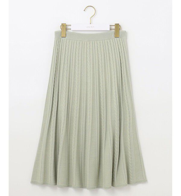 ANY SIS「【セットアップ対応】スフレケーブルニット スカート」|スカート|