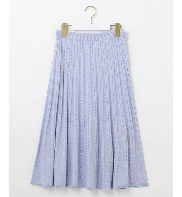 ANY SIS「【セットアップ対応】スフレケーブルニット スカート」|スカート|